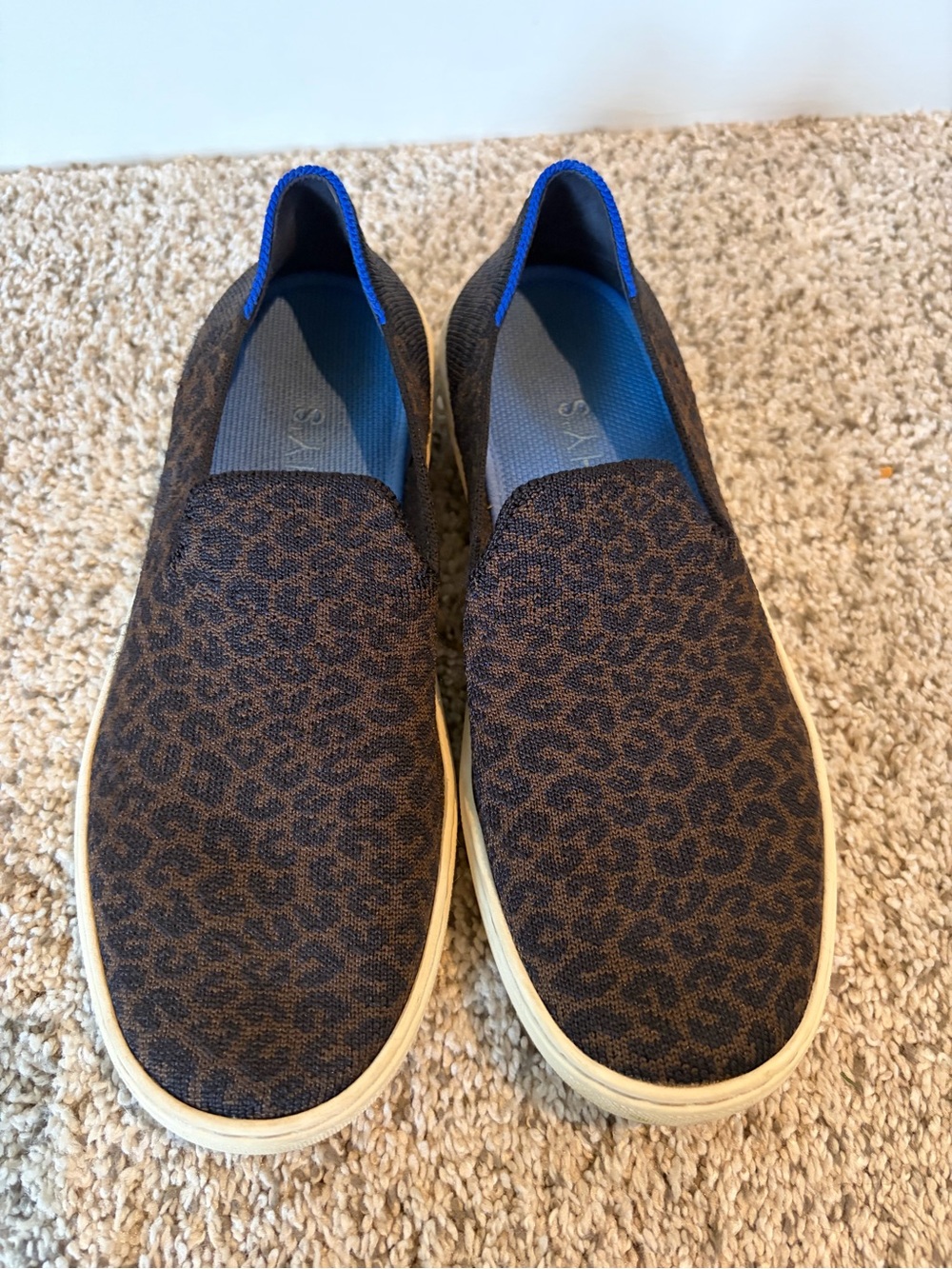 Rothy’s The Original Slip On Sneaker in Chocolate Leopard Print - 7